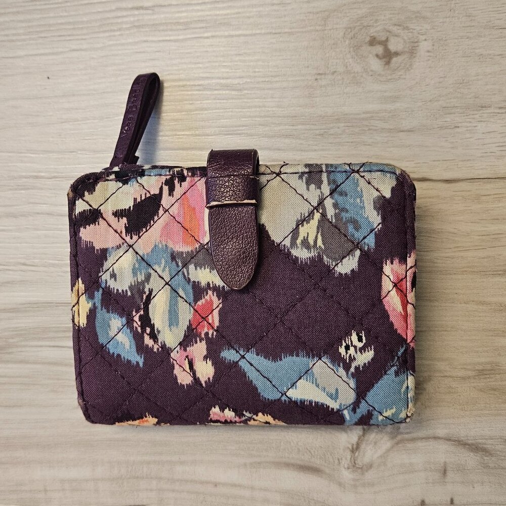 Vera Bradley Indiana Rose RFID Small Wallet - Retired